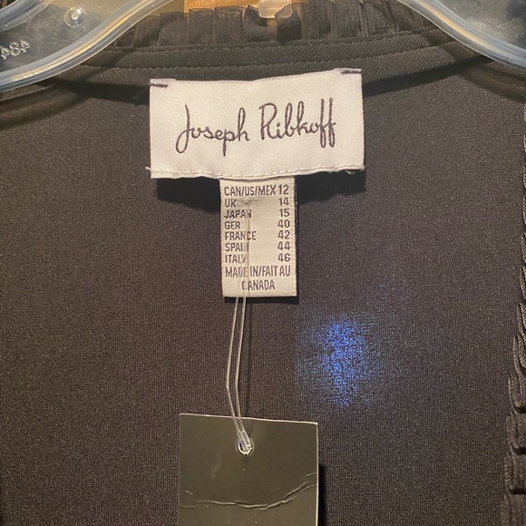 Joseph Ribkoff black bolero new with tags size 12 - Picture 3 of 5